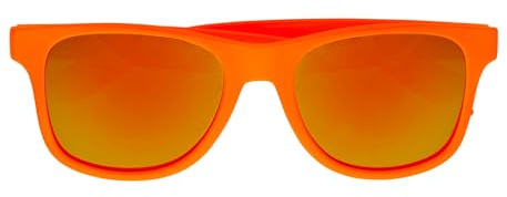 WIDMANN Lunettes années 80 - Orange Fluo | Verres Revo