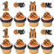 SYKYCTCY 24 Pack Basketball Cupcake Toppers & Picks - Slam Dunk Sports Theme Baby Shower Cake Decorations