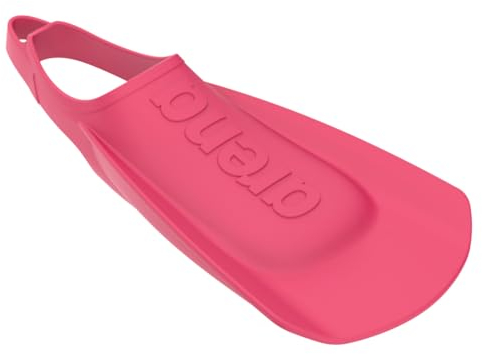 Arena Schwimmflossen für Erwachsene, Unisex, für Erwachsene, bequem, leicht, für Damen und Herren, Silikon, Kurze Klinge, offene Ferse, Rosa, EU 39-42