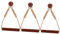 IMIKEYA 3 Pièces Rouleau Porte-Serviettes en Papier Support De Papier Toilette Porte-Papier Hygiénique Serviettes en Papier Porte-Papier Suspendu Porte-Papier en Bois Porte-Papier