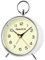 SOCICO Analogue Alarm Clock for Bedroom,Non Ticking Bedside with Night Light, Retro Alarm Clock with Snooze, Battery Bedside Table for Heavy Sleepers