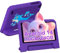 Biegedy Tablet para Niños 7 Pulgadas,Android 14 Niños Tablet,10GB RAM + 64GB ROM/TF 512GB,Octa-Core 1.8GHz | Kids Educativos | Control Parental | 5G WiFi 6 | Cámara Dual | BT5.0,con Funda EVA Morado