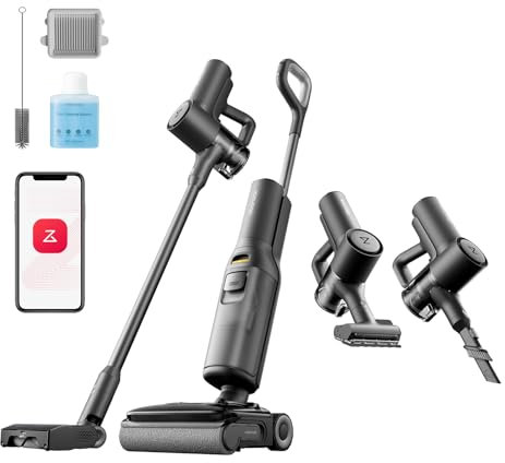 roborock F25 ACE Combo 5-in-1 kabelloser Staubsauger, 20.000 Pa Absaugleistung, für nasse und trockene Verschmutzungen, mit Selbstreinigung und -trocknung.