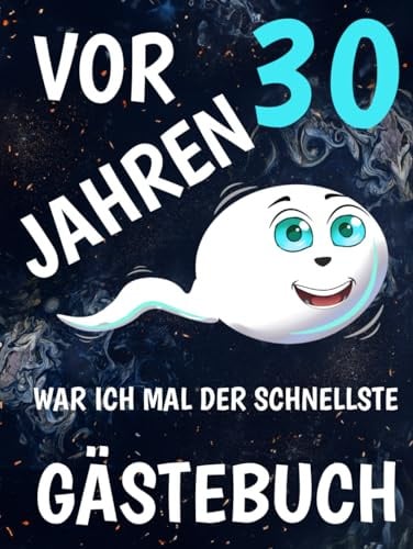 Vor 30 Jahren war ich mal der Schnellste: Gästebuch zum 30. Geburtstag Erinnerungsalbum mit witzigen Fragen zum Ausfüllen | Freundebuch perfekt für ... Kreative Fragen, viel Platz für Erinnerungen