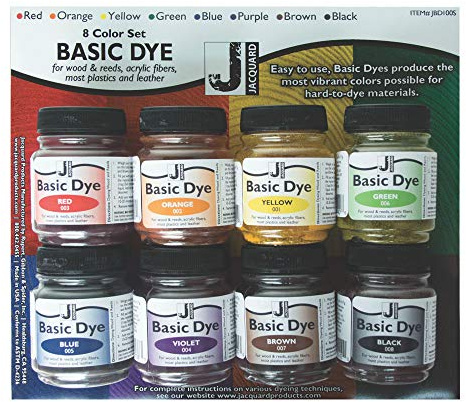 Jacquard Basic Dye Set, Includes 8-1/2 Ounce Jars