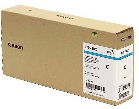 Canon Pfi-710C Ink Cartridge Original Cyan, W128275271 (Original Cyan)