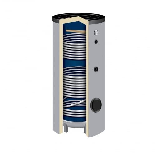 400 Liter Solarspeicher Warmwasserspeicher SO-400 Liter Isoliert 50 mm