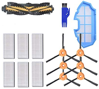 MaxDirect Accessory Spare Parts Kit Seitenbürste, Zentralbürste, HEPA-Filter, Vakuumschwammfilter für Ecovacs Deebot N79 N79S - Packung mit 21 Stück.
