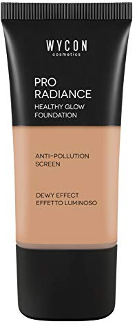 WYCON cosmetics PRO RADIANCE FOUNDATION Flüssige Gesichtsfundament mit strahlendem Effekt, langanhaltende deckende Foundation (NW40)