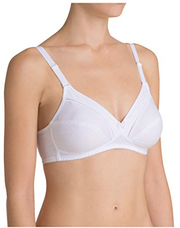 Triumph Womens Cotton Classic Stretch N Bra, White, 38C UK