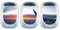 3D Flugzeug Fenster Wandtattoo Sonnenuntergang - Abnehmbare Pvc Wandaufkleber FüR Kinderzimmer, Kindergarten, BüRo (48,5x33,5 Cm)