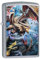 Zippo Pocket Lighter, Brass, Street Chrome Multicolor Dragon, 1 Count (Pack of 1)