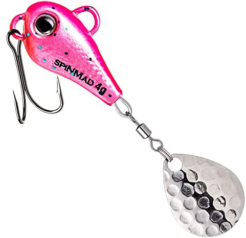SpinMad Lieblingsköder Originals Jigspinner Angelköder Farbe Pinky, Größe 4 g