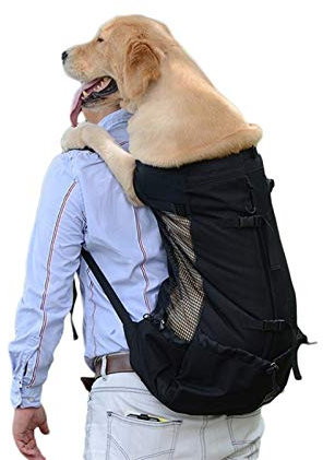 Borsa da trasporto for cani pet traspirante for cani di grandi dimensioni Golden Retriever Bulldog Zaino regolabile Big Dog Borsa da viaggio Borse di viaggio Popolari Prodotti Regalo 1208 (Color : Re