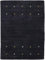 carpetfine Wollteppich Gabbeh Uni Schwarz 200x250 cm | Moderner Teppich für Wohn- und Schlafzimmer