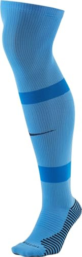 Nike Unisex U Nk Matchfit Knee High - Team 20 Socks, University Blue / Italy Blue (Midnight Navy), XS EU
