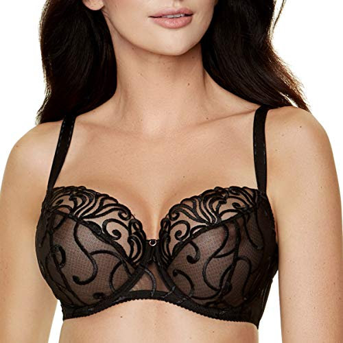 Gorteks Women's Fiore Bra, Schwarz, 80E