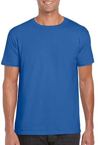 Gildan Mens Short Sleeve Soft-Style T-Shirt - blue - XL