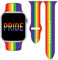 Pride Rainbow Sport LGBTQ Uhrenarmband, kompatibel mit Apple Watch, 42 mm, 44 mm, 45 mm, 46 mm, 49 mm, austauschbares Silikon-Smartwatch-Armband für iWatch Serie SE 10, 9, 8, 7, 6, 5, 4, 3, 2, 1