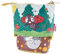 NICI Mäppchen Forest Friends 14x19x6cm Green