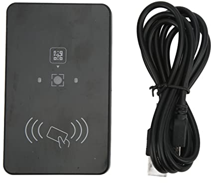 2-in-1-Barcode-QR-Code-RFID-Lesegerät, Empfindliche Schnelle Scangeschwindigkeit, Intelligenter Zugangskontrollleser für Home Office-Gebäude