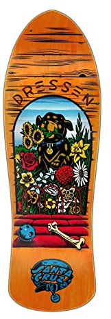 SANTA CRUZ Dressen Pup Reissue Skateboard Deck