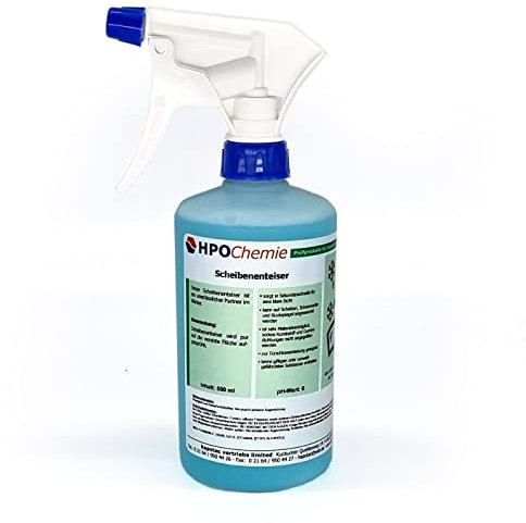 HPOChemie Scheibenenteiser 6 x 500 ml Spray Enteiserspray Sprühflasche Scheibenenteiser