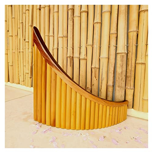 Panflöte 25 Pfeifen C-Melodie Stimmbare Bittere Bambus-Panflöte, Die Ein Musikinstrument Spielt Traditionelle Blasinstrumente (Color : 4)