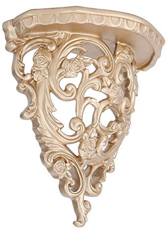 Psytfei Wandbehang-Aufbewahrung, Europäisches Hohles Wandregal, Wandbehang-Aufbewahrungsregal, Wanddekoration, Barock-Stil, Dekorative Regale, Ornament Für Wohnzimmer