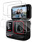 Locofun Pellicola Protettiva per Insta360 Ace Pro, Schermo Vetro Temperato e Pellicola Protezione Lente Fotocamera [2+2+2 Pezzi], Anti Graffio,HD Chiaro