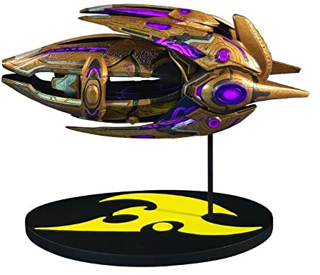 Blizzard StarCraft Limited Edition Golden Age Protoss Carrier Ship Model Building Collectible Model Figur, Small to Medium, Kid