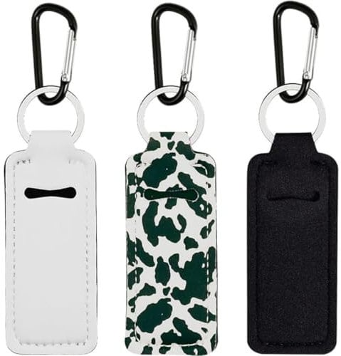 KUKEANVO Praktischer Lippenpflege-Schlüsselanhänger mit Clip – Stylischer Halter für Lipgloss,Lippenstift oder Balsam | Organisiert für Handtasche