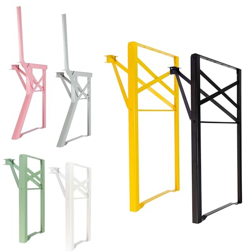 Natural Goods Berlin 2er Set Bierzeltgarnitur Classic mit Lehne (Weiß, 74 cm x 43 cm) - Klappbares Gestell für Bierbank aus Metall – Füße für Festzeltgarnitur - Stabiles Outdoor Bankgestell