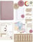 BeginnerBudget® Budget Planner Deutsch - Starterset mit Sparchallenge Budgetplaner - Sparen mit Umschlagmethode + Anleitung - Ringbuch - Binder A6 Geldbeutel Zipper (Rosa)