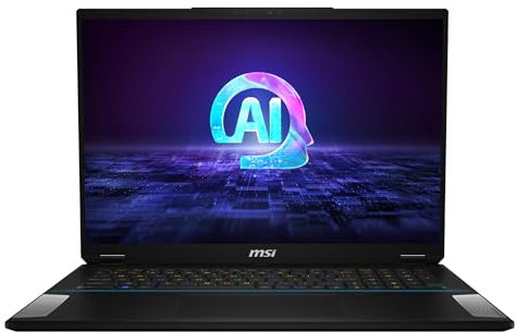 MSI Stealth 18 AI Studio A1VIG 003FR Intel Core Ultra 9 185H Ordinateur portable 45,7 cm (18) UHD+ 64 Go DDR5 SDRAM 2 To SSD N