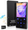 Gueray Bluetooth MP3 Player 128GB Portable Digital Music Player with HiFi Sound Built-in Speaker Support FM Radio Voice Recorder TF Card (M5)