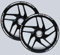 DualColorStampe Motorrad-Felgenaufkleber kompatibel mit BMW R 1200 GS R 1250 GS F 650 GS G 310 GS F 750 GS Aufkleber 17 Zoll - 19 Zoll für Felge Motorrad 19 Zoll / 17 Zoll Streifen D0112 (weiß matt)