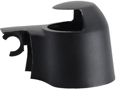 QASULER Hinterer Wischerarm, Kippmutter, Abdeckkappe, Unterlegscheibe, Strahldüse, for VW, Transporter T5, for Multivan, Caravelle Doubleback California 2003–2015 Scheibenwaschdüsen(1pcs Rear Cap)