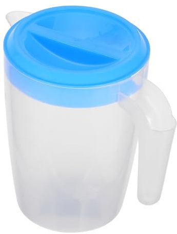 PRETYZOOM Pichet À Jus De 1 L Avec Couvercle Et Carafe À Eau Réutilisable En Plastique