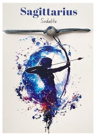 VIE Sternzeichen-Armband, Schütze, Sodalith