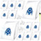 12 sacchetti per aspirapolvere Miele GN 3D Classic C1 Complete C2 C3, S227, S400i, S600, S2, S5 e S8 Series Sacchetti per aspirapolvere, 3 filtri di scarico, 3 filtri di protezione e 1 spazzola