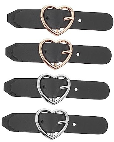 VALICLUD 4pcs Metal Belt Buckle Diy Craft Buckle for Pu Strap Coat Diy Craft Suitable for Belt Bag