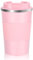 Travel Mug, Insulated Coffee Cup with Leakproof Lid, Reusable Coffee Cup Travel Mug for Hot Drink, Vacuum Stainless Steel Water Bottle, Portable Coffee Mug for Car Outdoor Picnic Office (Pink)