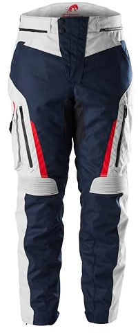 Furygan – Pantalon Moto Homologué CE – Imperméable avec Protections D3O – Doublure Thermique Amovible – Ventilé - Zip de raccordement