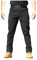 Pantaloni da Lavoro Uomo Cargo Trekking Sportivi Pantaloni Tasconi Laterali Larghi Elasticizzati Eleganti Softshell con vestibilità Cotone Casual Clothing Abbigliamento Nero XL