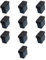10 MODULI SUONERIA, NERO, COMPATIBILE CON VIMAR ARKE', PER CAMPANELLO, AVVISATORE ACUSTICO, MODULI E FRUTTI 100% COMPATIBILI, MATERIALI DI ALTA QUALITA'