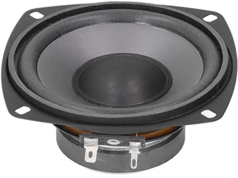 Keenso Car Audio Coaxial Speaker, 4in Car Audio Woofer 400W 4 Ohm Universal 12V 93dB High Sensitivity for Auto Sound System