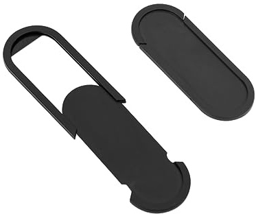 SOIMISS 6pcs Webcam Cover Privacy Protective Web Camera Lens Covers for Computer and Phone, Multi-color Set White Black Silver Gray, Compact Sliding Design for Secure Video Privacy