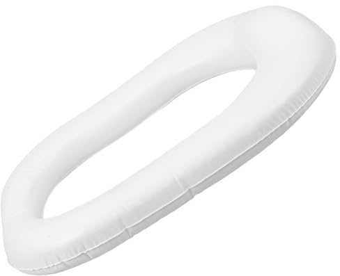 Coussin Blanc Filles Siège de PU Garçon en Toilette pour Voyage | Siège de Toilette Portable pour Garçon et Filles, Réutilisable et Peu Encombrant, Doux, Remplacement du Coussin