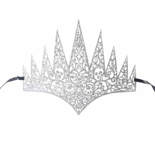 Vynetra Royal Maskerade verstellbarer Kopfschmuck für Themenpartys, Bühne und festliche Veranstaltung Mittelalter Goldene Party